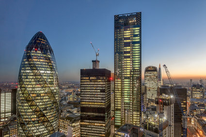 Stunning skyline view of Roof Garden, ideal for corporate events in Bishopsgate. - Banner
