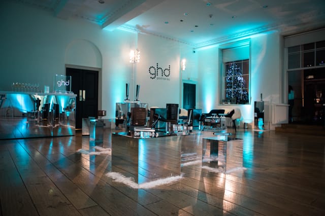 Modern event space at The Portico Rooms, Somerset House, ideal for brand activations.