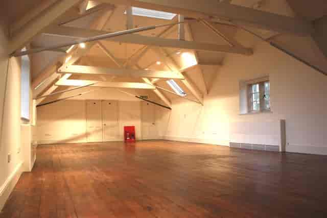 Spacious event space at The Stables, Aston Hall, ideal for meetings and workshops.