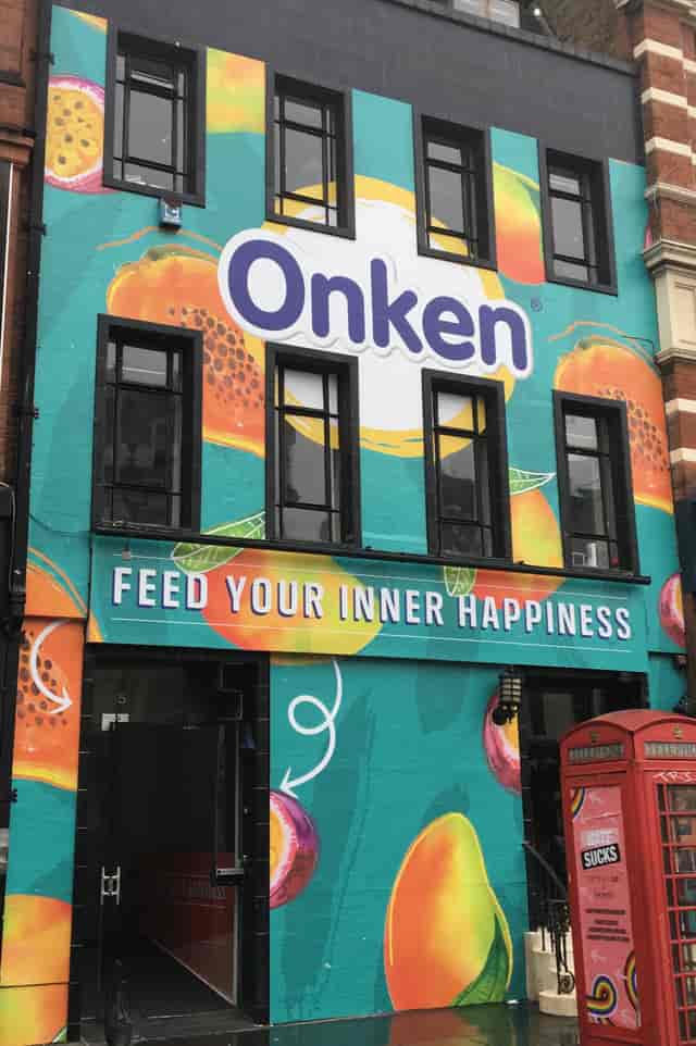 Branded White Space Leicester Square facade for experiential marketing and brand activation events.