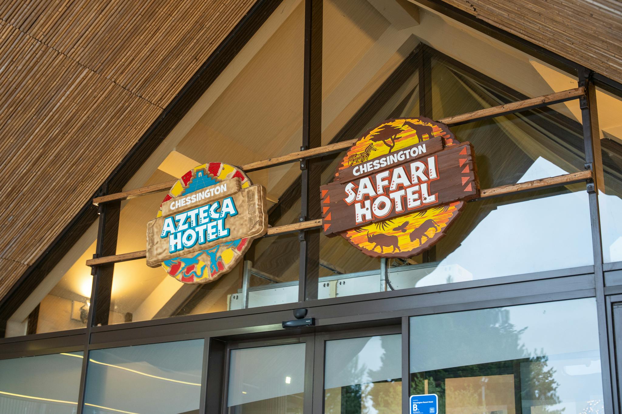 Serengeti Suite entrance at Chessington Resort, ideal for themed events and networking.