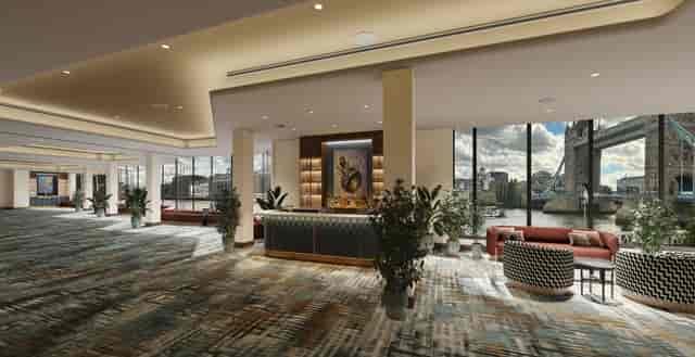 London Tower Hotel event space, city views, networking