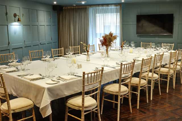 Elegant meeting room at King Street Townhouse, perfect for networking and presentations.
