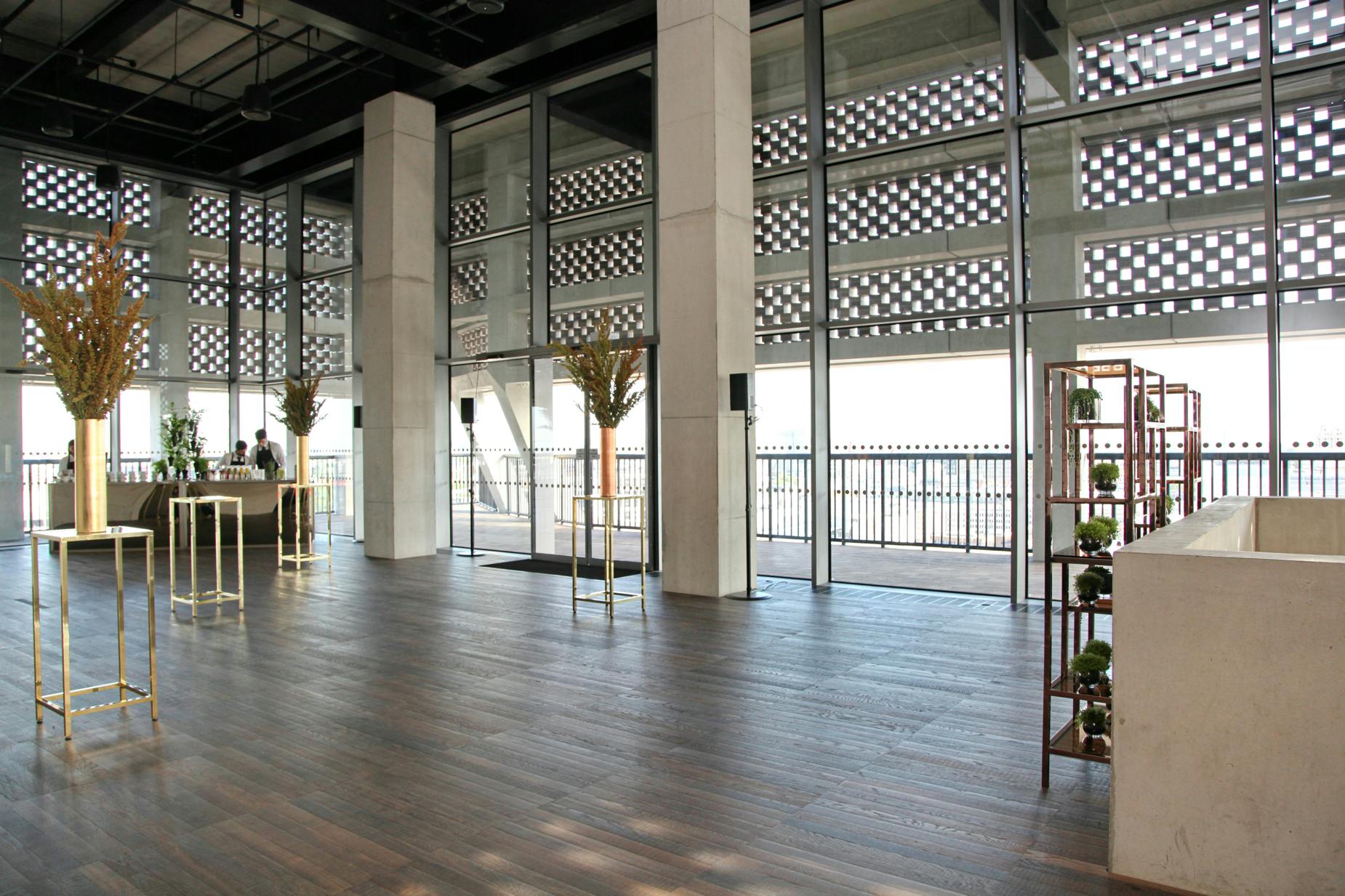 Level 10 Viewing Terrace at Tate Modern, spacious venue for corporate events and gatherings.