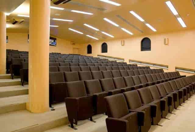 Clore Auditorium at Tate Britain with tiered seating for presentations and lectures.