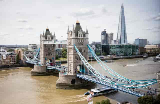 Mayflower Suite with Tower Bridge view, perfect for corporate events in London.