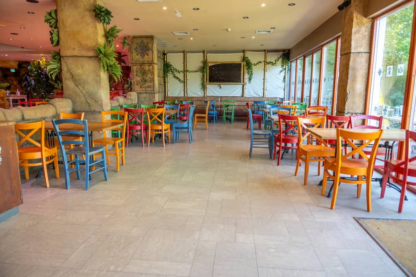 Vibrant event space at Temple Restaurant & Bar, ideal for gatherings and meetings.