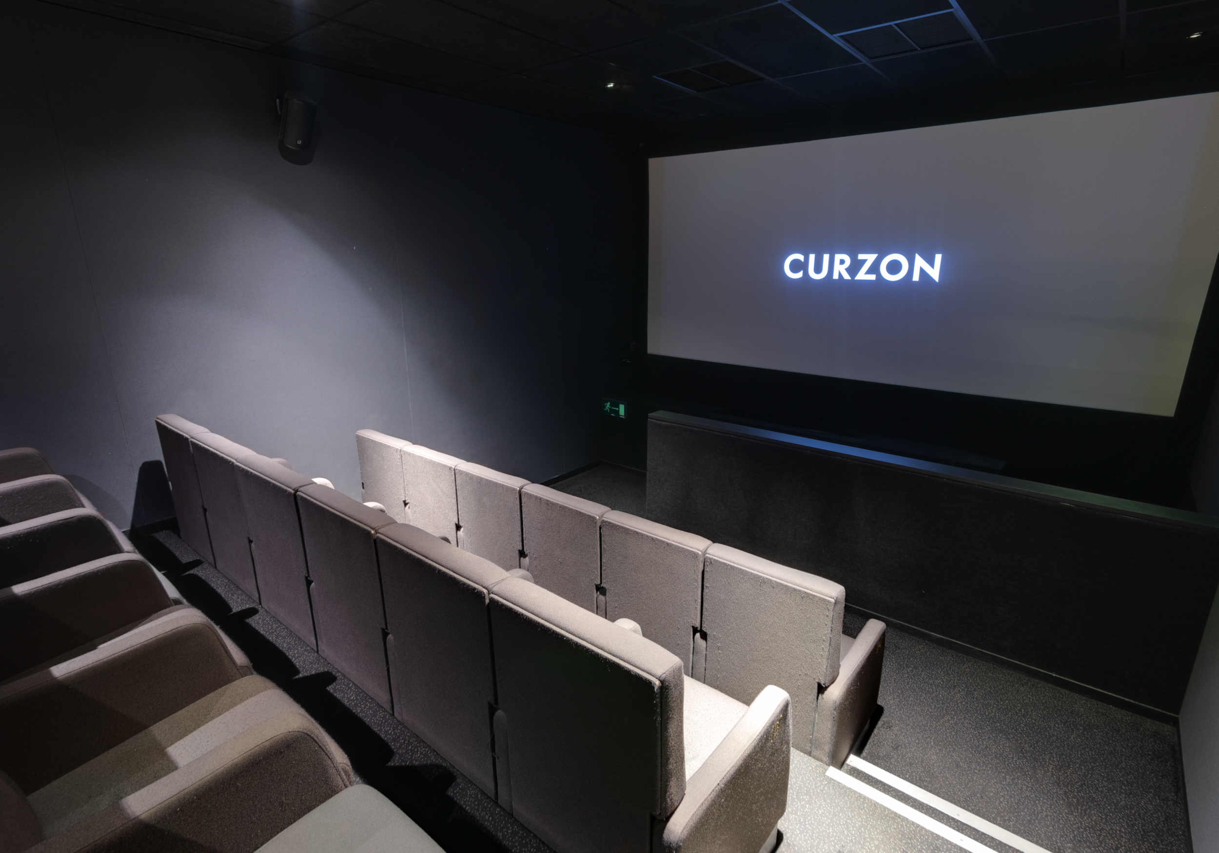 Modern screening room at Curzon Bloomsbury for private events and film premieres. - Banner
