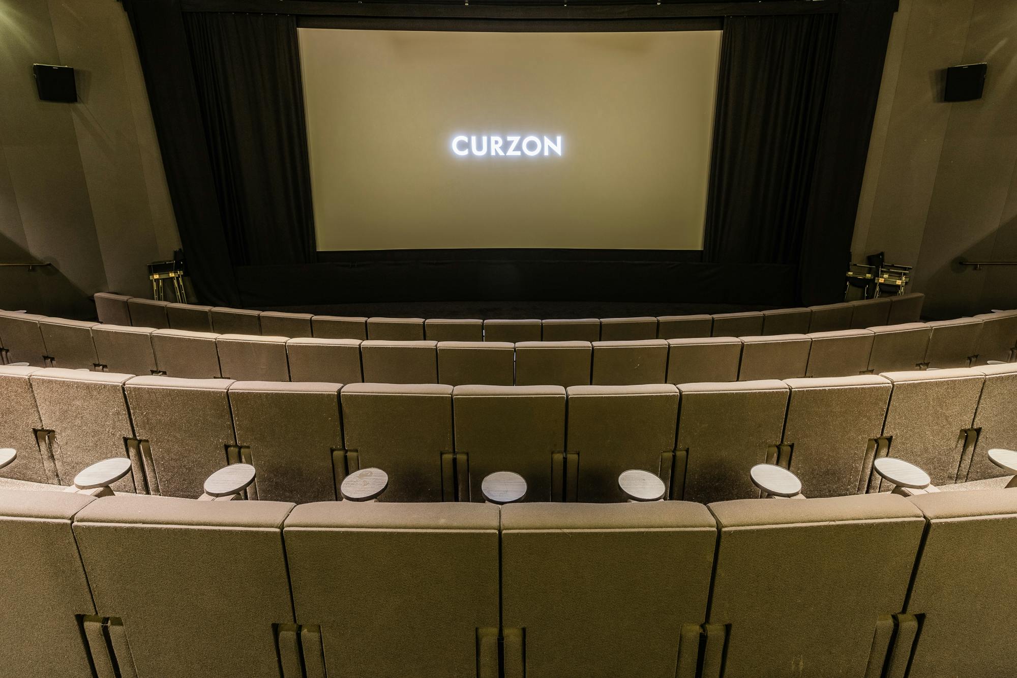 Modern cinema Screen Five - Renoir at Curzon Bloomsbury, ideal for film screenings and events.