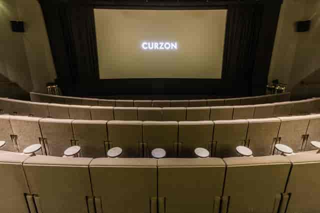 Modern cinema Screen Five - Renoir at Curzon Bloomsbury, ideal for film screenings and events.