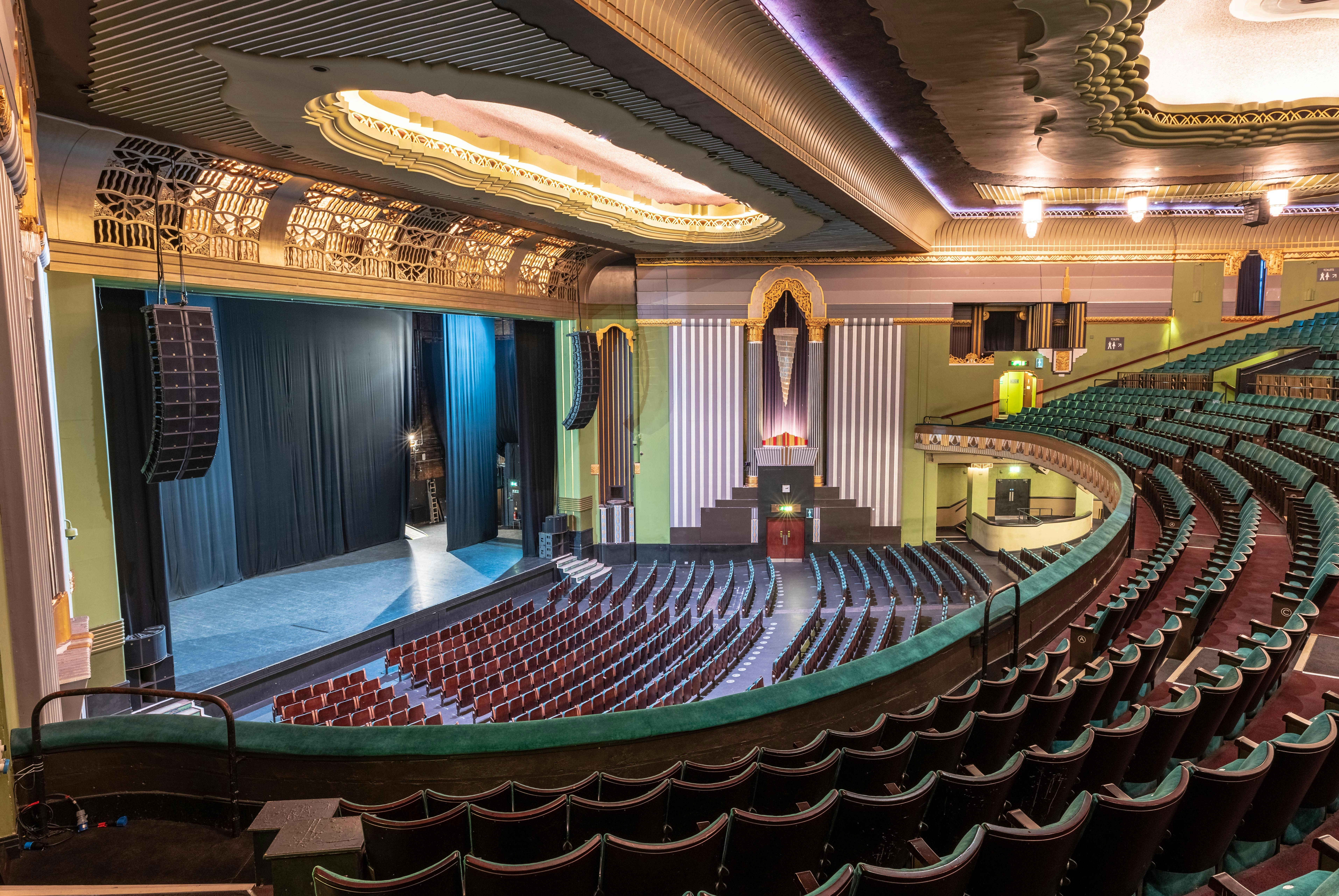 Whole Venue at Eventim Apollo, Hammersmith - elegant theater for conferences and concerts.