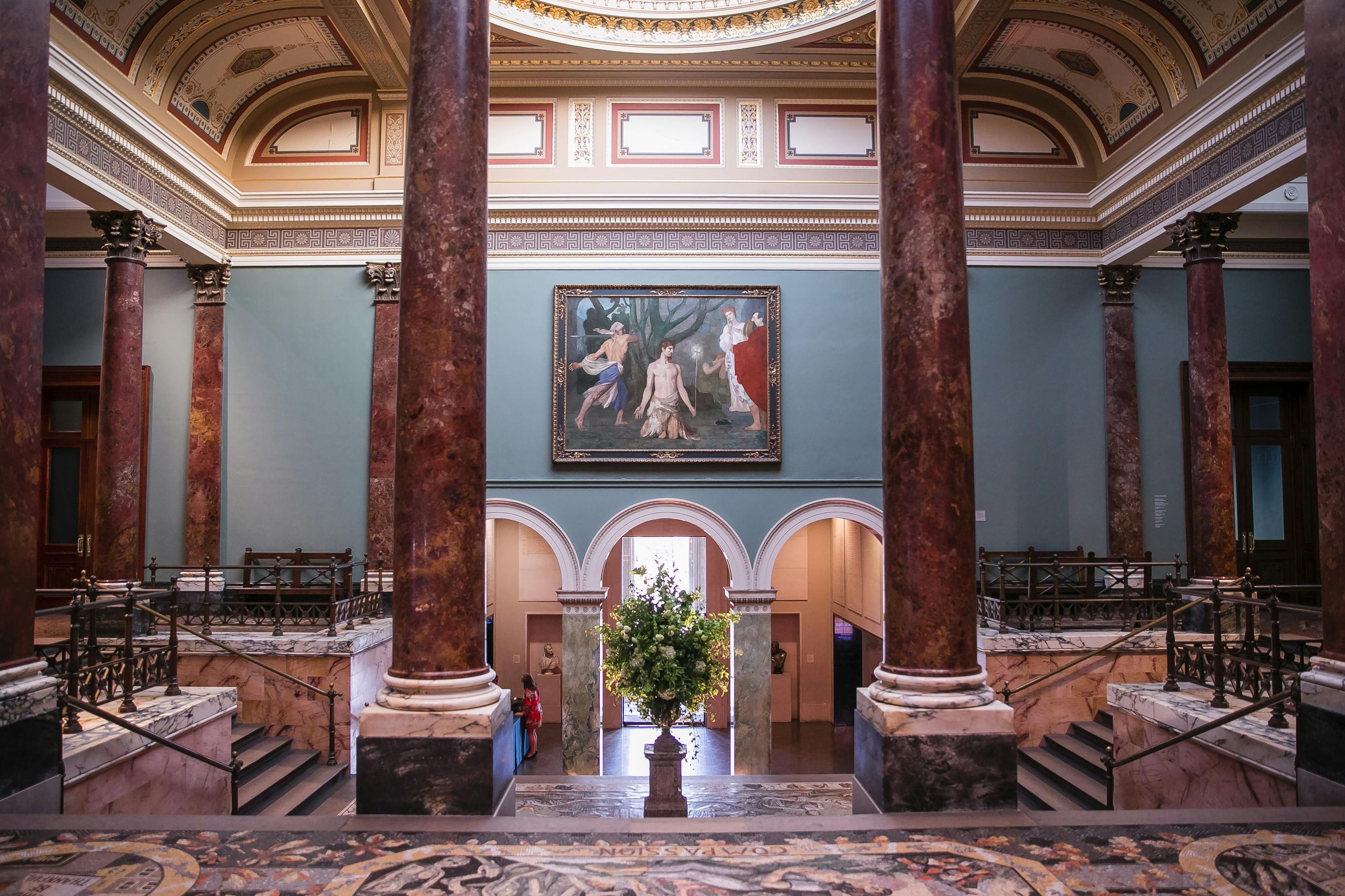 Mosaic Terrace at The National Gallery, elegant venue for upscale events and meetings.