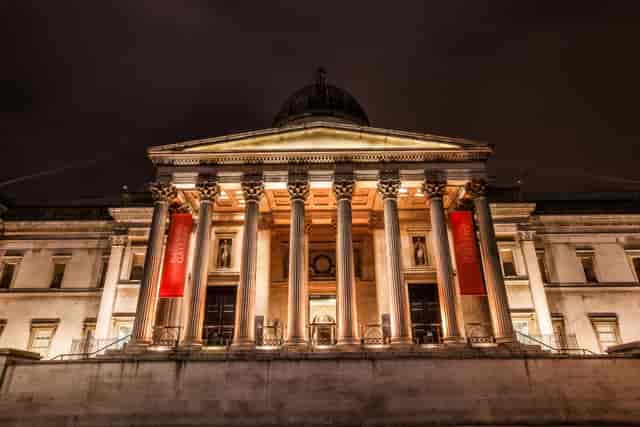 National Gallery Portico Terrace gala event venue