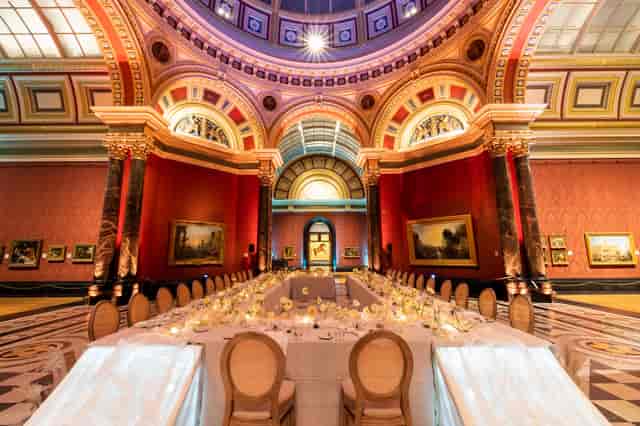 Gala dinner venue, National Gallery, corporate event, product launch.