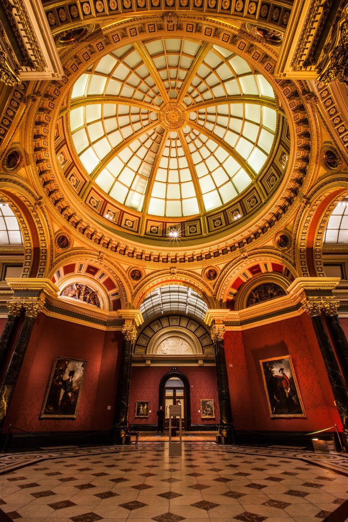 Barry Rooms at The National Gallery: ornate dome, ideal for upscale events and exhibitions. - Banner