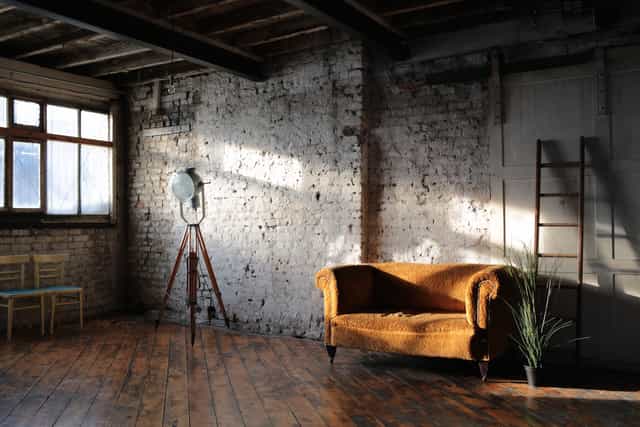 Stylish minimalist event space at Belt Craft Studios, perfect for gatherings and networking.