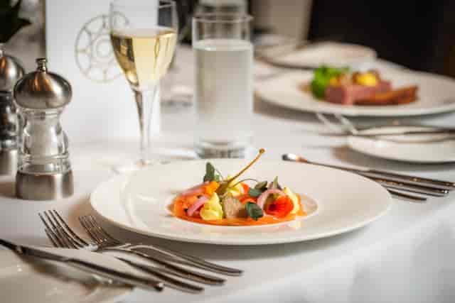 Elegant Smeaton Room gala event catering appetizer