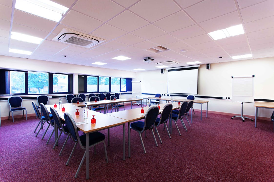 Chilham and Bredhurst Rooms, U-shaped meeting setup for professional events in Kent.