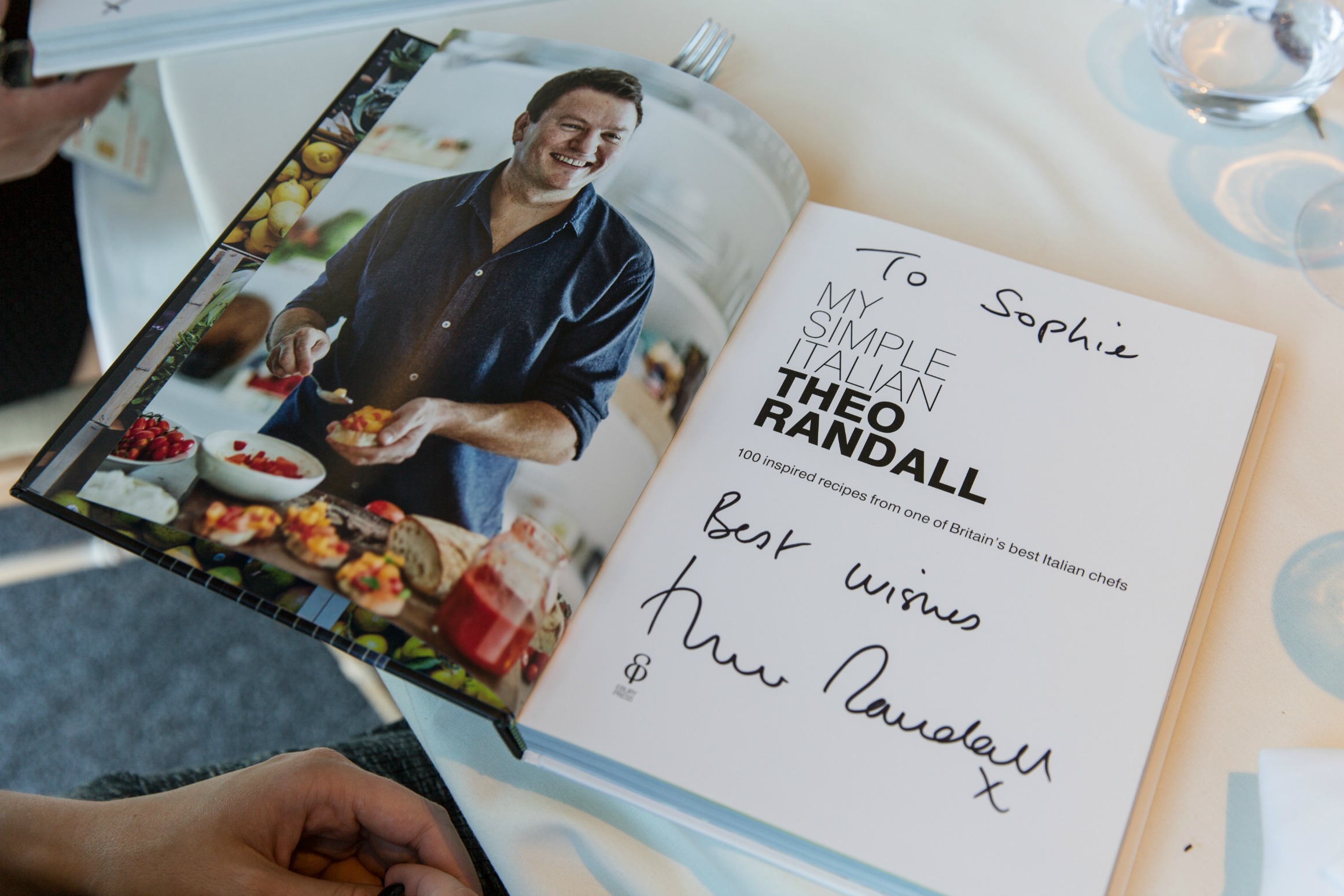 Signed Cookbook from Theo
