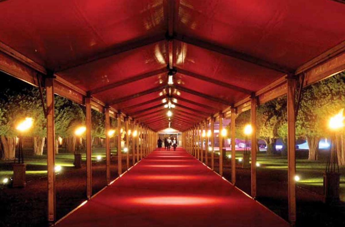 Hampton Court Red Carpet Entrance