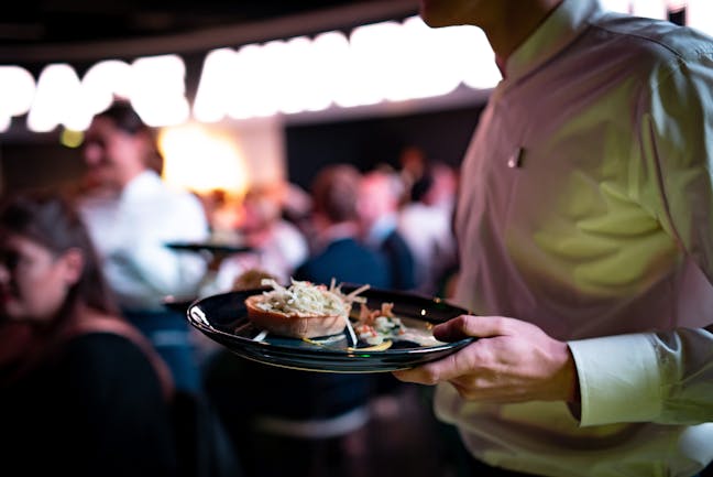 Spiced crab tartlet