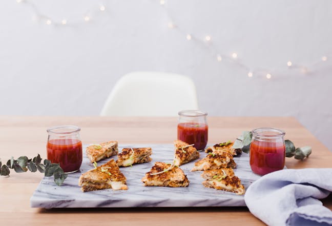 GRILLED CHEESE WITH KIMCHI