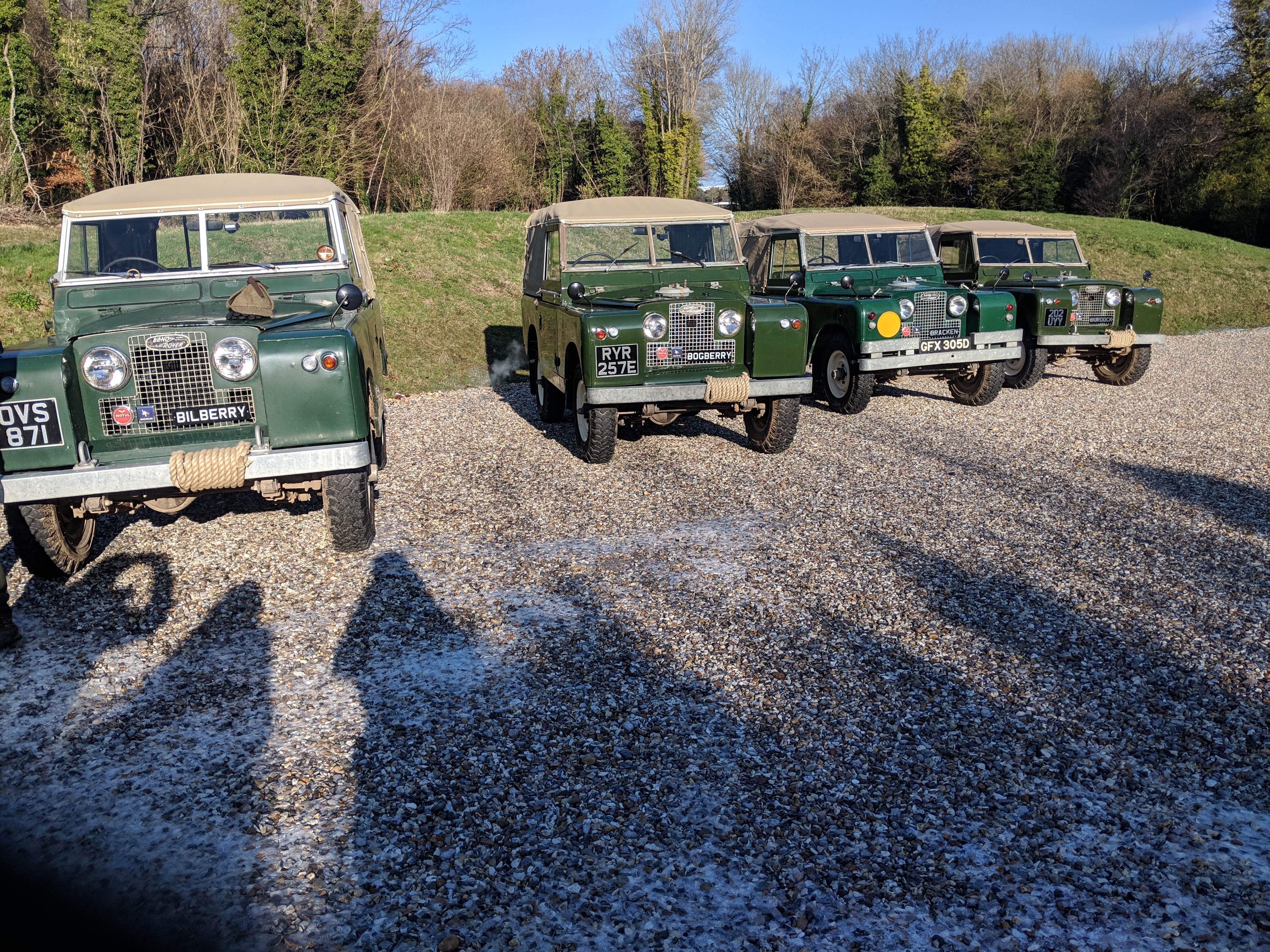 Vintage Land Rover off-roading experience at Goodwood Estate