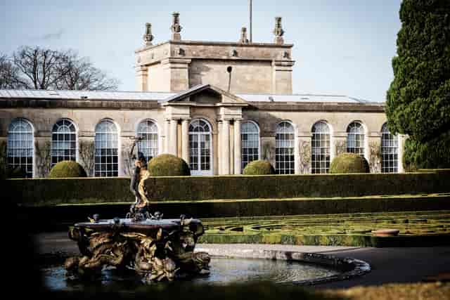 Luxury wedding venue at The Orangery, Blenheim Palace for upscale gala dinner events.