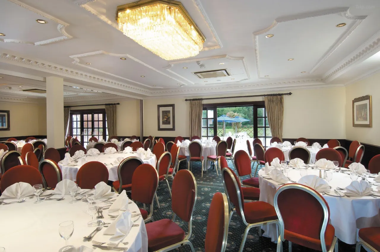 Elegant banquet hall at Huntswood, perfect for weddings and corporate events. - Banner