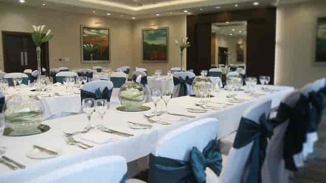 Elegant banquet setting in Norton House Hotel & Spa for corporate events and celebrations.