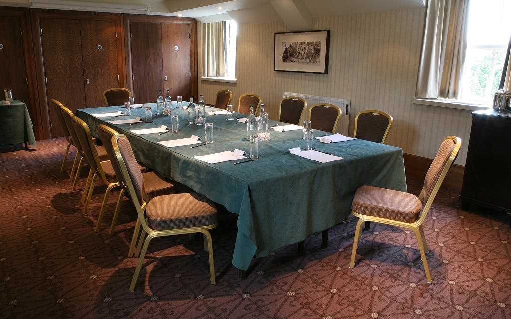 Meeting room setup at Norton House Hotel for professional gatherings and workshops.