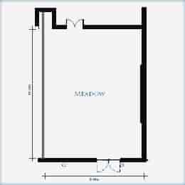 Meadow event space floor plan at Norton House Hotel & Spa, ideal for networking and gatherings.