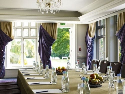 Cornwall Suite at Woodlands Park Hotel, elegant meeting room for corporate events.