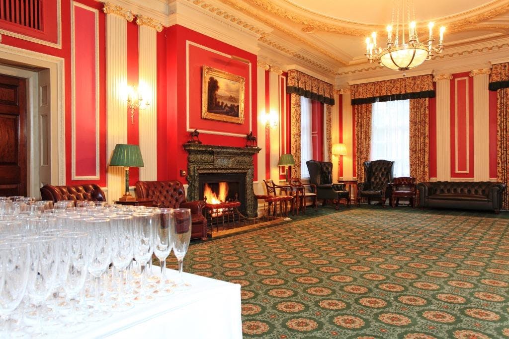 Elegant Morrison Room at The Caledonian Club, ideal for upscale receptions and networking.