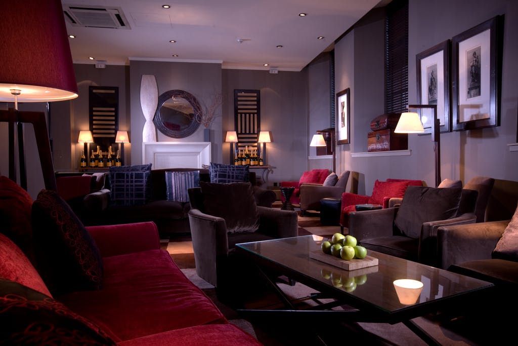 Chateau Lounge in Malmaison Leeds: elegant seating for networking events and meetings.