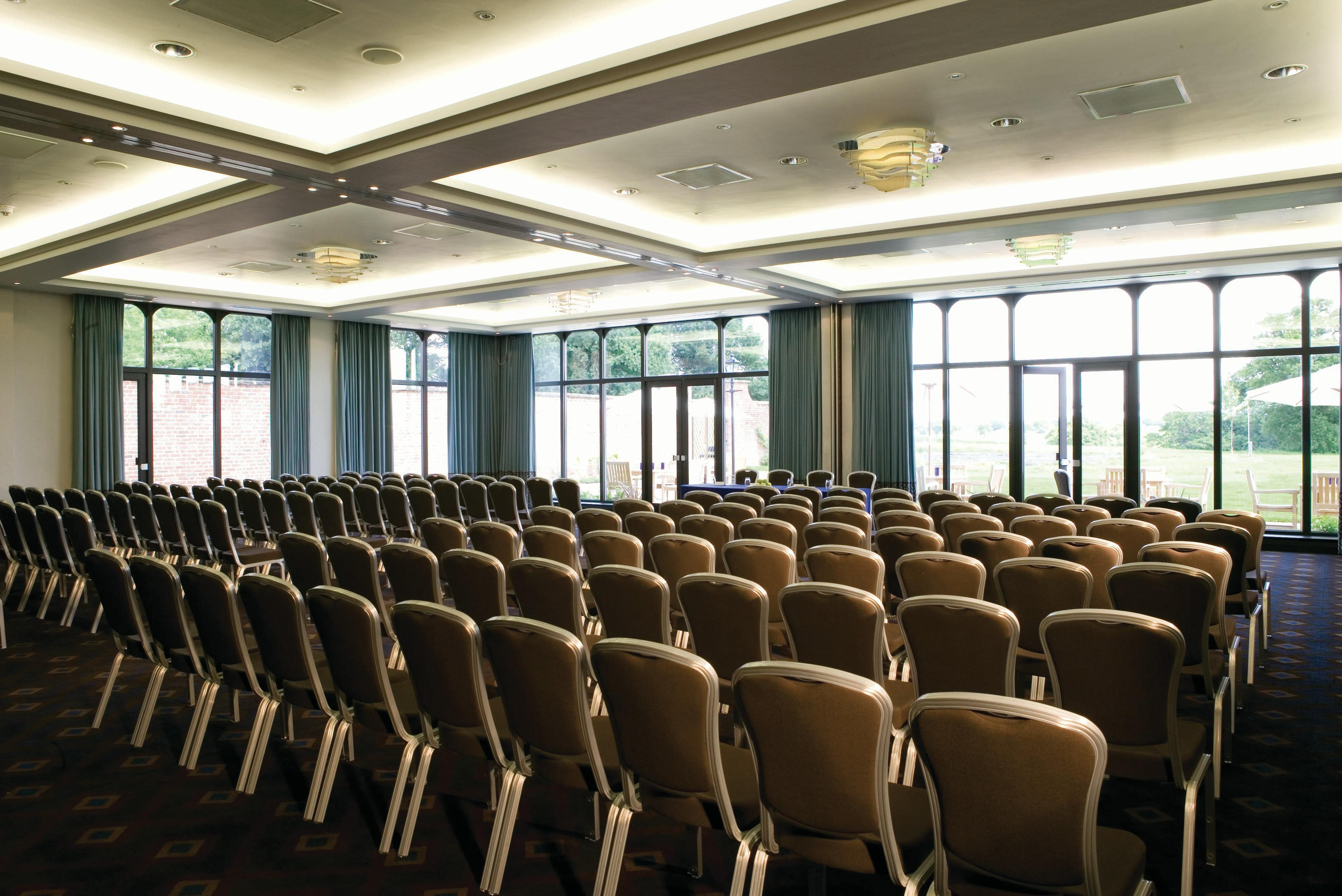 Worleston Suite conference room with natural light, perfect for corporate events and seminars.