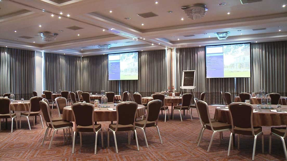 Worleston Suite at Rookery Hall: elegant meeting space for corporate workshops and conferences.