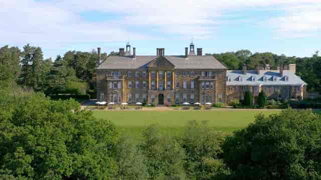 Elegant Crathorne Hall Drawing Room, ideal for upscale corporate events and retreats.