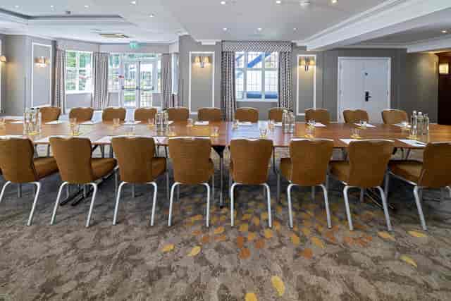 Bulstrode Suite meeting room at The Bull Hotel, ideal for corporate events and presentations.