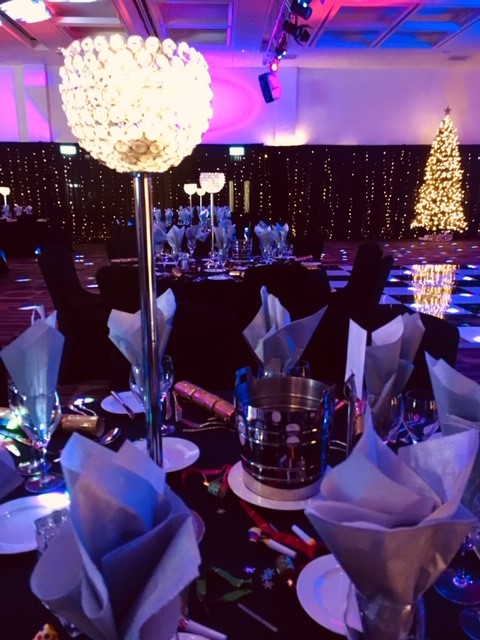 Elegant Princess Suite with festive decor for corporate events and holiday parties. - Banner