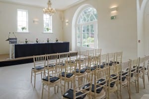 Elegant event space at Iscoyd Park, perfect for conferences and seminars.