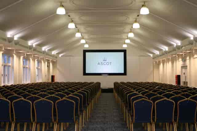 Pavilion Suite 1 at Ascot Racecourse, spacious conference room for events and seminars.