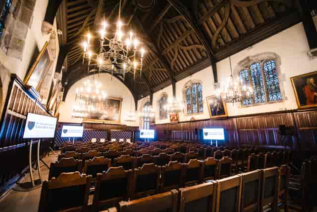 Historic Old Hall Lincoln's Inn corporate event venue conference