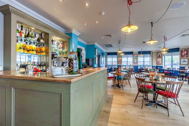 Tuscany Room in Bella Italia Liverpool, vibrant restaurant for casual meetings and events.