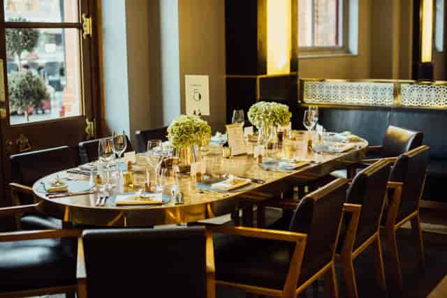 St Pancras Glass Room dining event