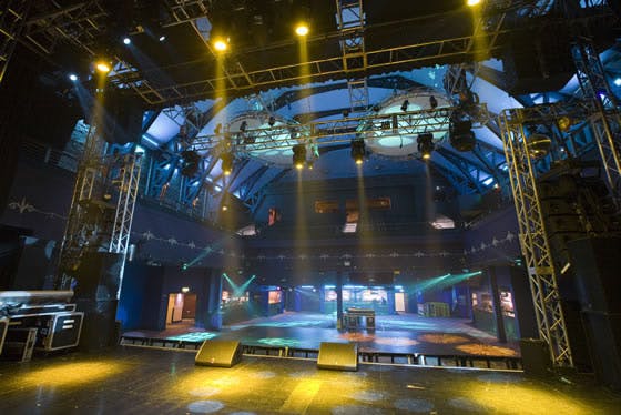 Versatile event space at O2 Academy Leeds with spacious stage and advanced lighting.