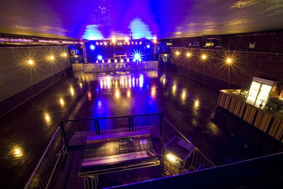 Versatile event space at O2 Academy Liverpool with polished floor, ideal for live performances.