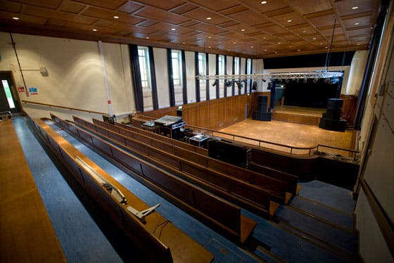 Spacious auditorium at O2 Academy Leicester, ideal for conferences and events.