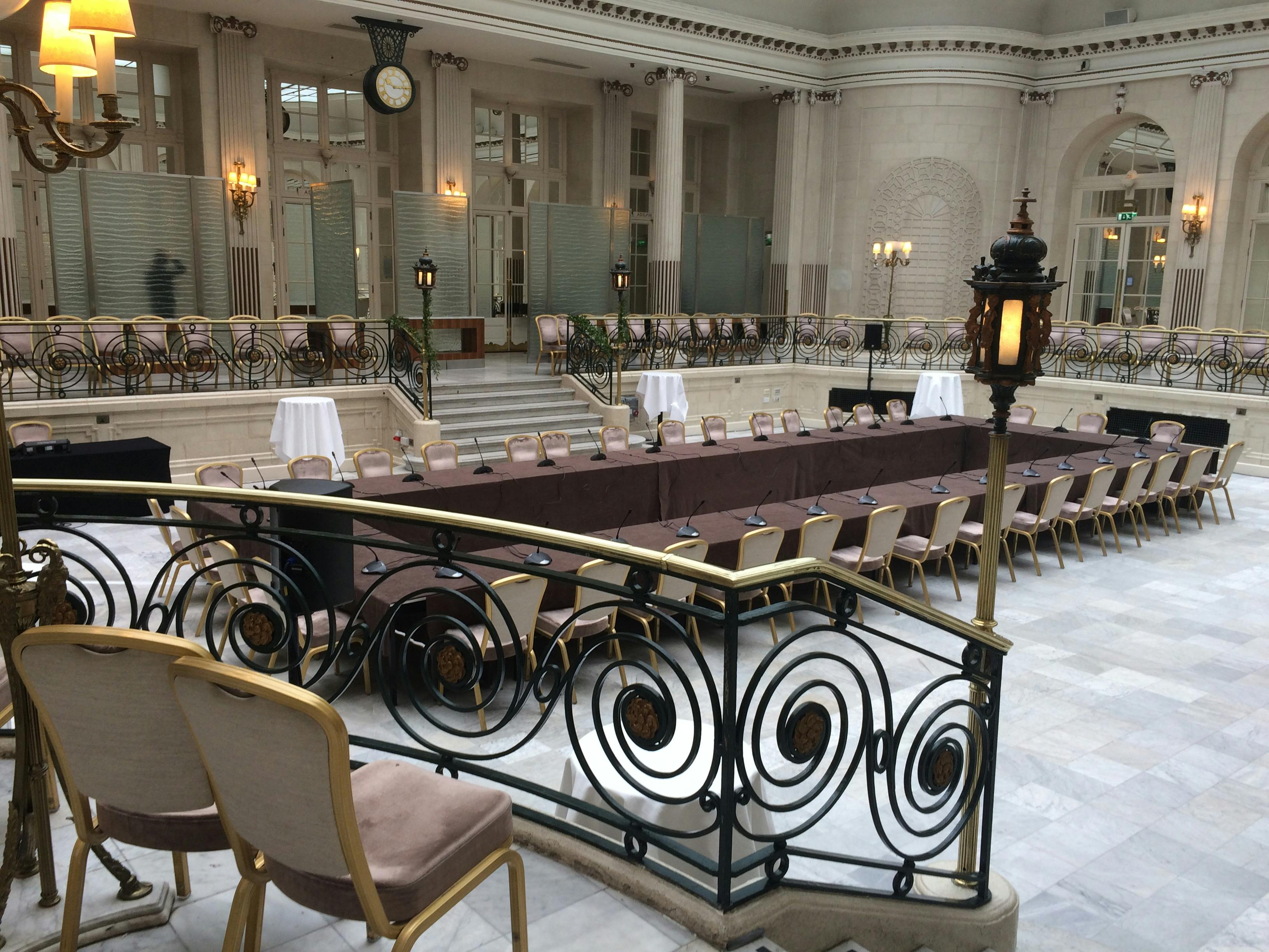 Adelphi Suite at The Waldorf Hilton, London - elegant meeting space for corporate events.