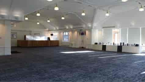 Pavilion Suite 1 at Ascot Racecourse, spacious venue for corporate events and gatherings.